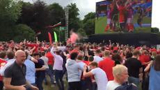 Невероятна атмосфера, след като Гарет Бейл се разписа за Уелс !! УЕФА Евро 2016 | 11.06.2016 - Videoclip.bg