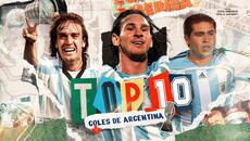 Top 10 GOLES de ARGENTINA en la CONMEBOL Copa América™ - Videoclip.bg