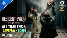 RESIDENT EVIL 9 REQUIEM - GAMEPLAY DEMO & ALL TRAILERS | Official Leon Story 2026 + BONUS (4K) - Videoclip.bg