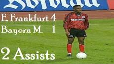 Jay-Jay Okocha vs Bayern Munich | Eintracht Frankfurt 4 -1 Bayern Munich (1995/96) - Videoclip.bg