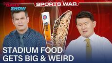 Sports War: Duke vs. UConn Was a Rich Kid Toss-Up & Stadium Food Has a Growth Spurt | The Daily Show - Videoclip.bg