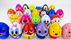 ASMR DISNEY SQUISHY Mystery Toys UNBOXING | Mickey Mouse Clubhouse GIANT EGG SURPRISE OPENING - Videoclip.bg