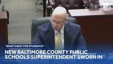 William Heiser sworn in as Baltimore County Public Schools superintendent - Videoclip.bg