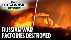 Ukraine strikes Putin’s major war factories sparking massive blaze - Videoclip.bg