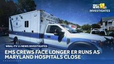 EMS crews face longer ER runs as Maryland hospitals close - Videoclip.bg