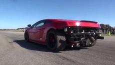 Много трудно се контролира Lamborghini Gallardo с 2000 конски сили - Videoclip.bg