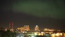 Северно сияние над Москва на 17 март 2015 - Videoclip.bg