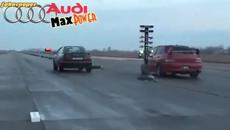 Mitsubishi Evo 8 Dcs vs Audi 80 Turbo Quattro - Videoclip.bg