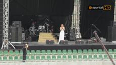 Десислава пее новия химн на Лудогорец - Videoclip.bg