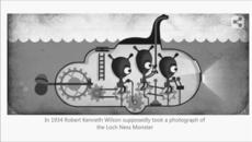 Чудовището от Лох Нес (Loch Ness Monster) - Google Doodle - Videoclip.bg