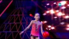 И аз го мога 22.04.2015 Жана Брейчева - Художествена гимнастика с уреди - Videoclip.bg