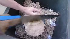 Рязане на ластична топка наполовина - Videoclip.bg