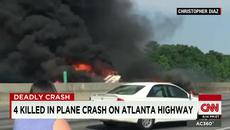 Plane crashes on Atlanta-area interstate, killing 4 - Videoclip.bg