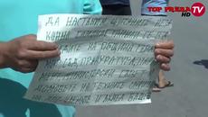 Жители на Гърмен, блокираха пътя за Ковачевица, заканват се да унищожат квартала на ромите - Videoclip.bg