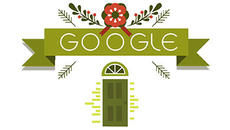 Весели празници от Google! Happy Holidays 2014 Google Doodle - Videoclip.bg