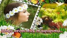 Венец от маргаритки! ... ... (с поезията на Македонка Шутова) ... ... - Videoclip.bg