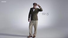Еволюция на мъжката мода в две минути // видео 1915-2015г. - Videoclip.bg