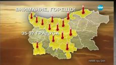 Времето днес 15.06.2015 ще бъде слънчево и най-горещият ден за юни - Videoclip.bg