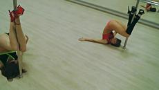 Секси мацки тренират с Pole Dance за хубави тела - Videoclip.bg