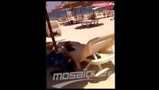Турист е заснел касапницата на плажа! Вижте шокиращото видео /+18/ - Videoclip.bg
