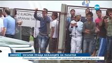 Унгария изпрати бежанците на палатки -  издига ограда по 175-км граница със Сърбия. - Videoclip.bg