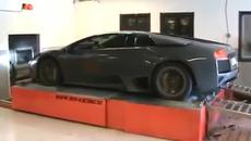 Lamborghini Murcielago на тест! Пълна газ за около 19 секунди гръмотевици и огън през ауспусите! - Videoclip.bg