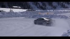 Дрифтове с Lamborghini на сняг !!! Не са ли страхотни - Videoclip.bg