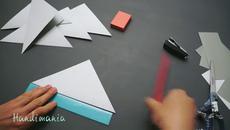 Как да направим 3d снежинка от хартия - Videoclip.bg