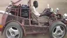 Вижте този африканец каква кола си направи от скрап (ВИДЕО) - Videoclip.bg
