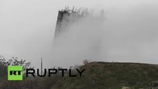 Неуспешно събаряне на сграда с голям взрив в Русия! - Videoclip.bg