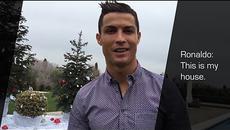 Cristiano Ronaldo: Curious to see my house in Madrid? Take a look! Merry Christmas to all! - Videoclip.bg