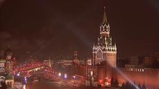 Посрещане на нова година в Москва 2016 - Фойерверки осветиха Кремъл в новогодишната нощ - Videoclip.bg