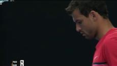 Roger Federer vs Grigor Dimotrov 22.01.2016 1-2 - Videoclip.bg