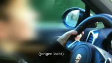 Шокиращо ВИДЕО: 9-годишен кара бясно „Порше”, баща му го насърчава! - Videoclip.bg