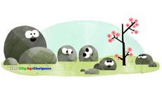 Гугъл Ви поздравява с *Честита първа пролет* First Day of Spring 2016 (Northern Hemisphere) Google Doodle HD 20th of March MMXVI