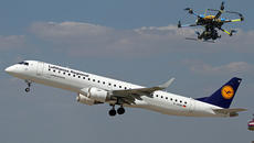 Пътнически самолет на косъм от сблъсък с дрон /Air France Plane Narrowly Misses Collision With A Drone - Videoclip.bg
