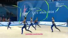 Световна Купа Лисабон 2016 Украйна 5 ribbons AA - WC Pesaro - Videoclip.bg