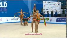 Световна купа в Пезаро (Pesaro) Италия 2016 Бразилия Brazil 5 ribbons - Videoclip.bg