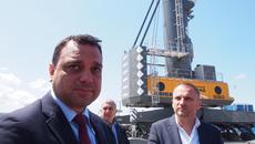 Кръстиха 144-тонен кран на пристанището във Варна - името Ятрус – древнотракийско божество, държащо морската стихия в подчинени 