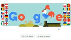 Евро 2016 (Euro 2016) Света е Футбол  Google Doodle Animation Video - Videoclip.bg