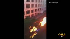 Коли летят през прозорците на сграда в Кливланд - Videoclip.bg