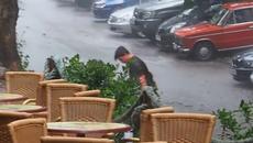 Пороен дъжд се изля над Несебър Слънчев бряг и Равда - Videoclip.bg