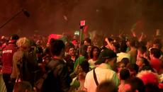 Portugal fans celebrate Euro 2016 victory against France - Videoclip.bg