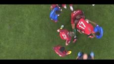 Cristiano Ronaldo injury vs France (EURO 2016) - Videoclip.bg