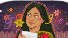 Google почете Камала Дас (Kamala Das Celebrating) doodle 2018 - Jaburana.com