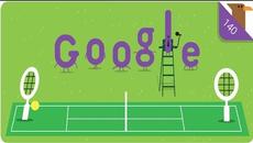 Празнуваме 140 години Уимбълдън (турнир) Wimbledon 2017 , Google Doodle - Videoclip.bg