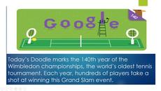 Уимбълдън (турнир) Wimbledon 2017 с Google Doodle - Videoclip.bg