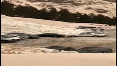 ЛАВИНА ПОМЕТЕ ПАРКИНГ В СКИ КУРОРТ В КАВКАЗ - Videoclip.bg