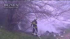 Пламна нерегламентирано сметище на околовръстния път на Стара Загора - Videoclip.bg