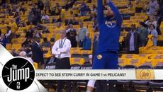 We might see Stephen Curry back for Game 1 of Warriors vs. Pelicans | The Jump | ESPN - Videolad.com